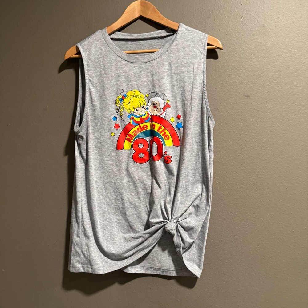 Made in the 80s Cartoon Knotted Tank Top Size L